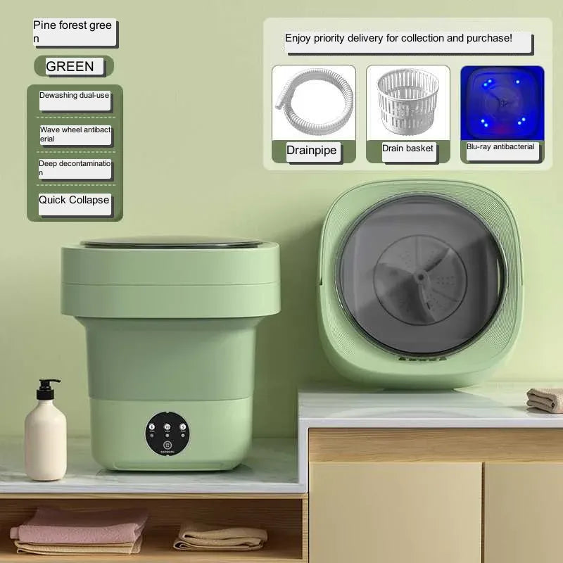 Foldable Portable Mini Washing Machine 220V