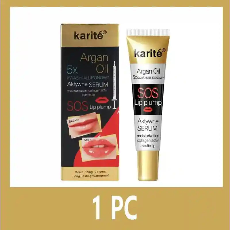 Argan Oil Lip Plumping Essence | Moisturizing Lip Care | Tidesmit Lip Care 1 PC Tidesmit