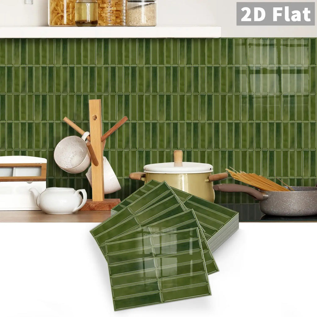 Self-adhesive tile decals, peel-and-stick tile stickers, splash-proof wall decor for kitchens and bathrooms, bedroom decor