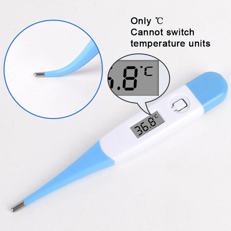 Baby Thermometers Pulse Oximeter Finger Digital Thermometer Accurate Oral Armpit Temperature Reading Fever Alert Termometer