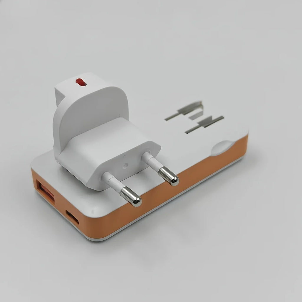 65W GaN USB-C Wall Charger - Slim Dual Port Fast Charging Adapter Tidesmit