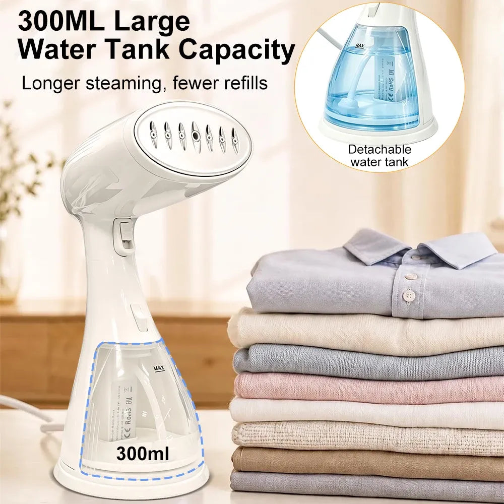 Tidesmit 1500W Portable Garment Steamer Handheld Steam Iron