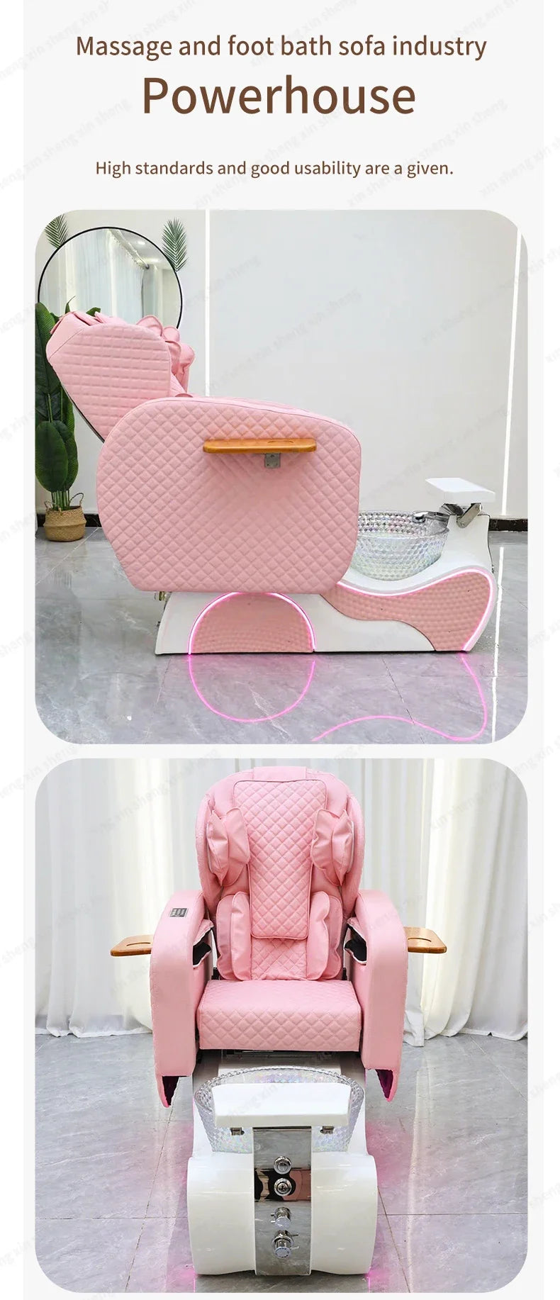 Massage Chair for Pedicure Spa - Automatic Reclining Electric Massager Massage Chairs Tidesmit