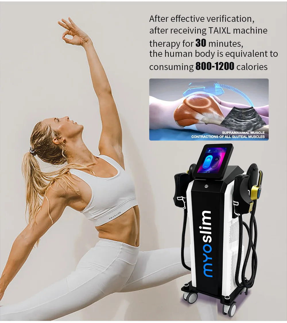 EMS Muscle Sculpting Machine | 6500W RF Body Toner by Tidesmit Body Shaping Massage Equipment Tidesmit