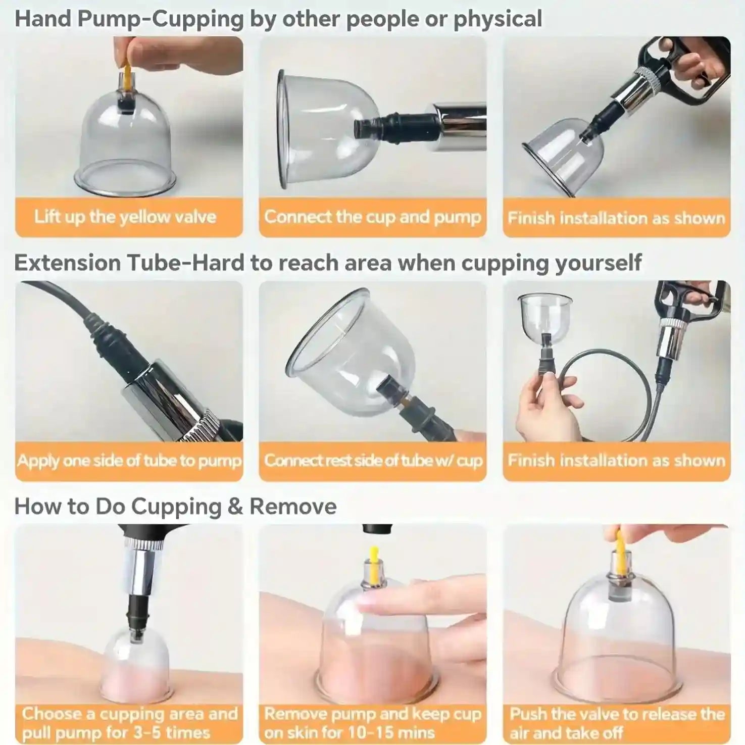 Cupping Therapy Set: 24-Piece Vacuum Massage Kit for Deep Tissue Relief Eye Massage Instrument Tidesmit