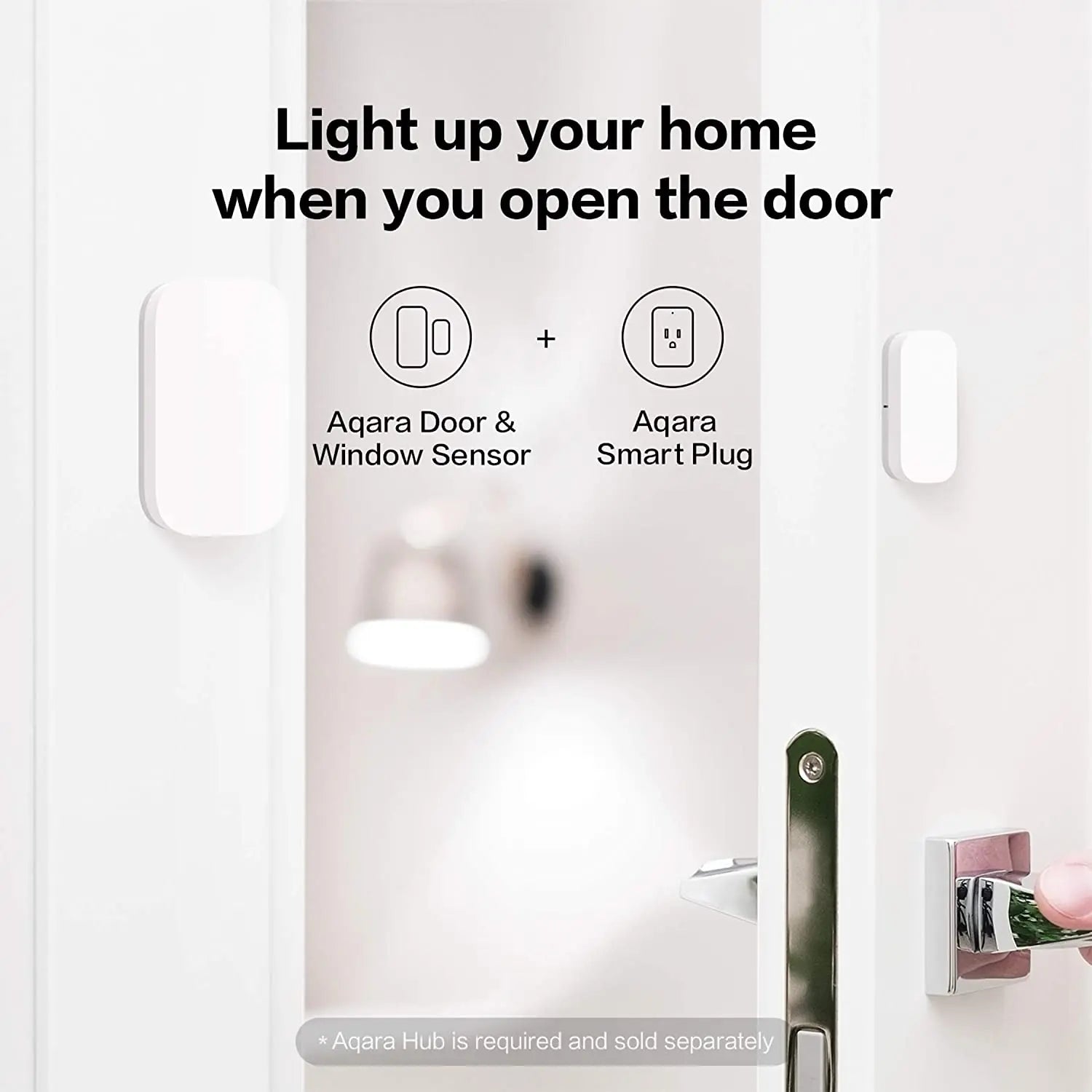 24H Shipping Aqara Window Door Sensor MCCGQ11LM Zigbee Connect Smart Home Security Alarm System Work with Xiaomi & Apple Homekit