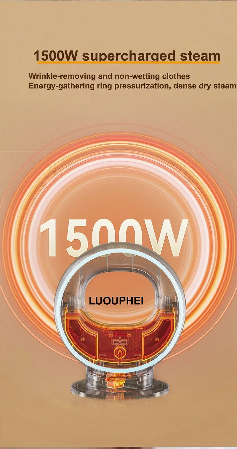 Dobleuno L9 1500W Handheld Pressurized Steam Iron