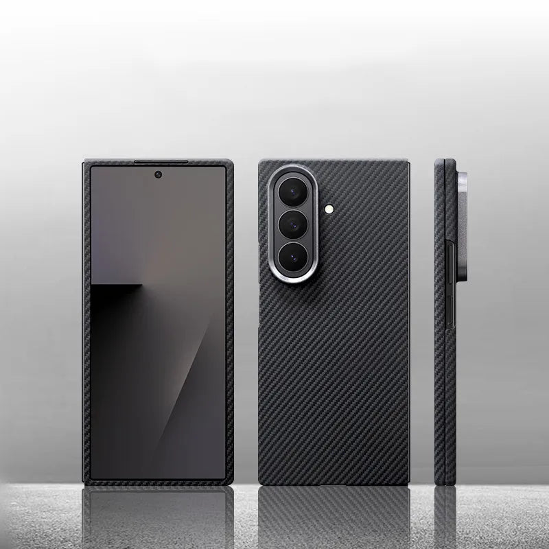 Samsung Galaxy Z Fold 7 Aramid Carbon Fiber Case - Slim Military Grade Protection Tidesmit