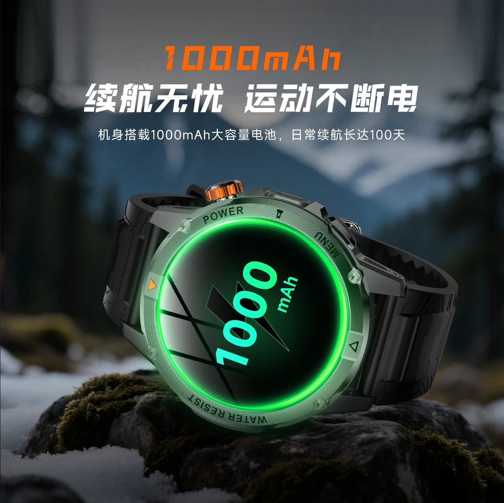 YLL-AK93 Outdoor Sport for Smart Watch Fitness Tracker Sleep Tracker IP67 Waterproof Heart Rate Monitor AMOLED Screen