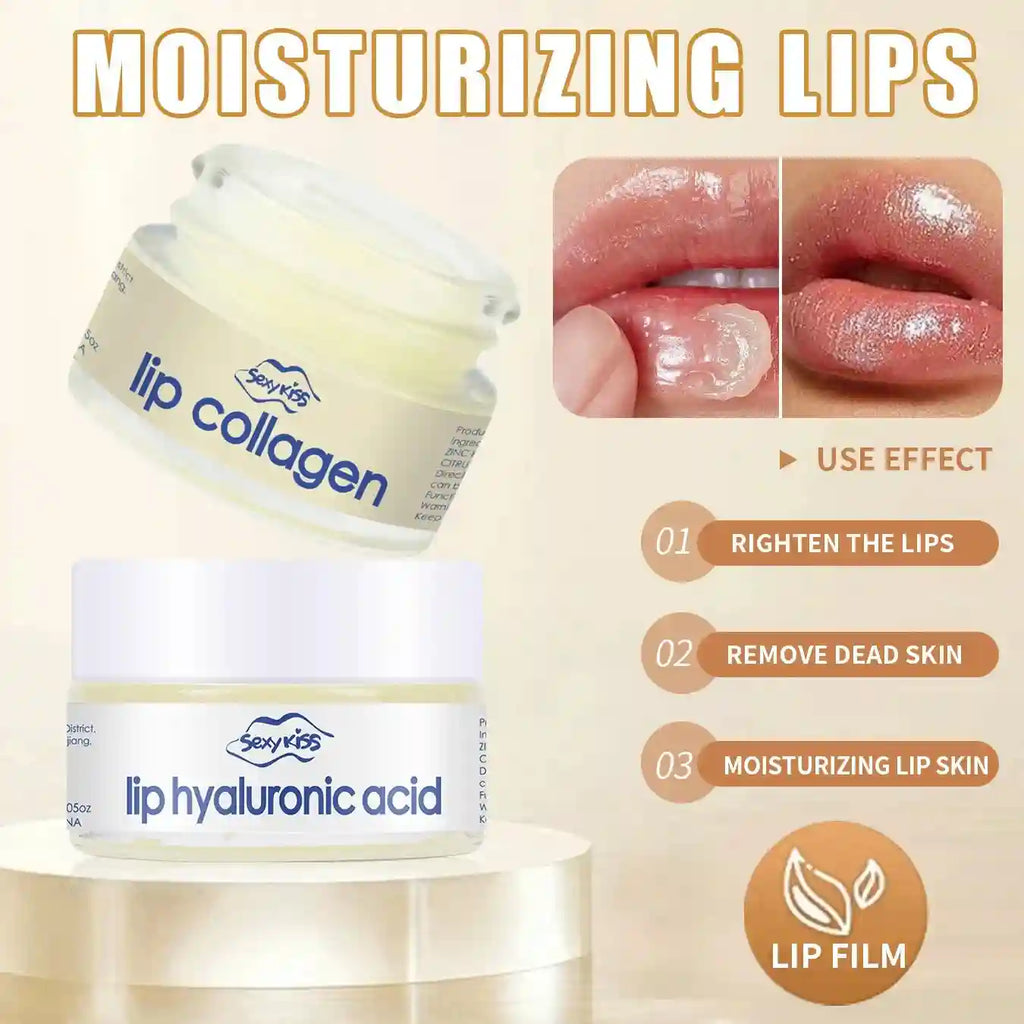 Hyaluronic Acid Lip Mask: Deep Hydrating Overnight Lip Treatment Lip Care Tidesmit