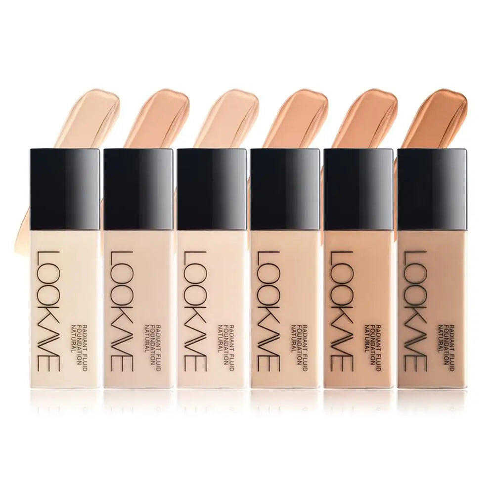 Tidesmit long lasting full coverage natural matte liquid foundation and moisturizing concealer texture close-up