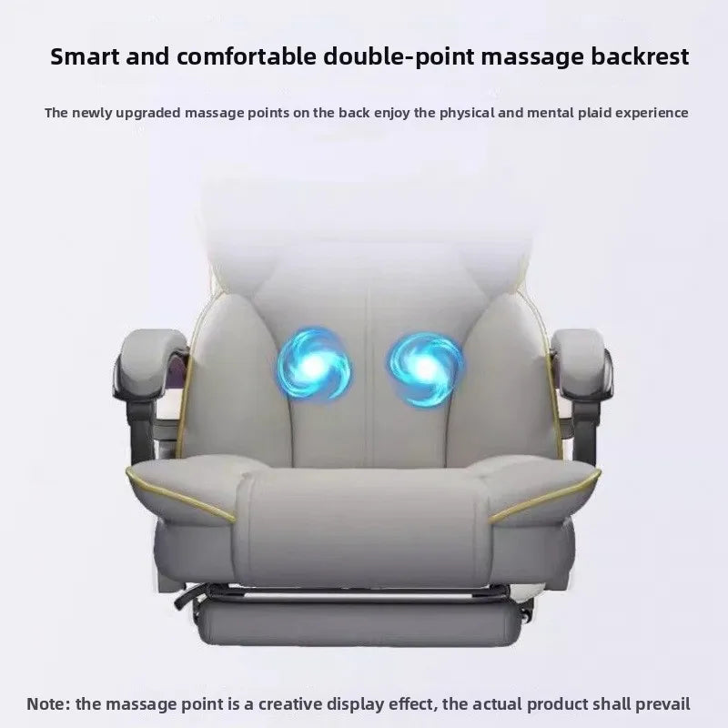 Massage Gaming Chair with Reclining Back Support and Heat Therapy Massage Chairs Tidesmit