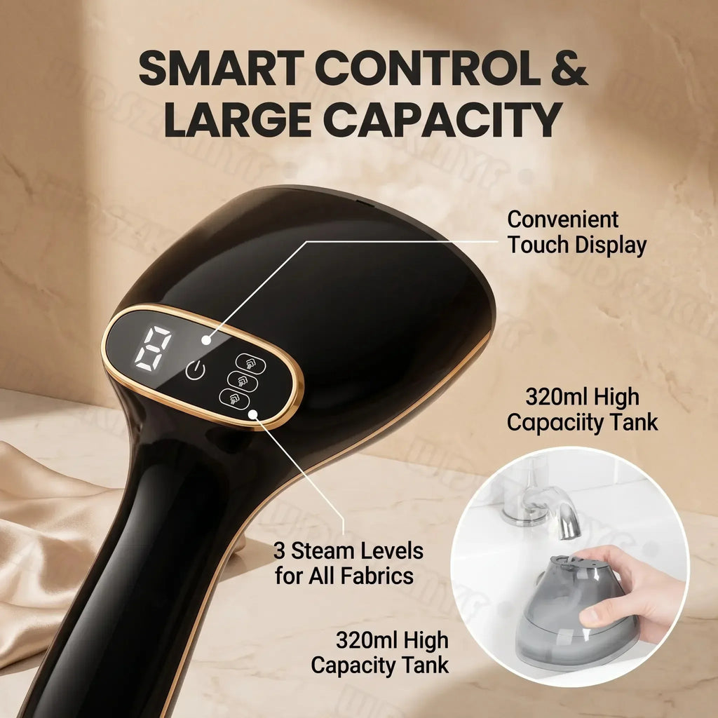 Tidesmit 1780W Handheld Fabric Steamer