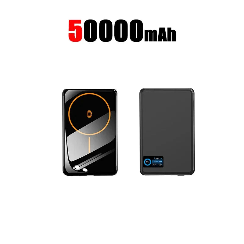 Tidesmit 100000mAh Fast Charging Power Bank - PD USB-C Portable Battery Black 50000mAh Tidesmit