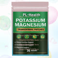 30 Patches Potassium Magnesium Transdermal Patches with Glycinate, Taurate, Citrate for Immune Health & Muscle Support