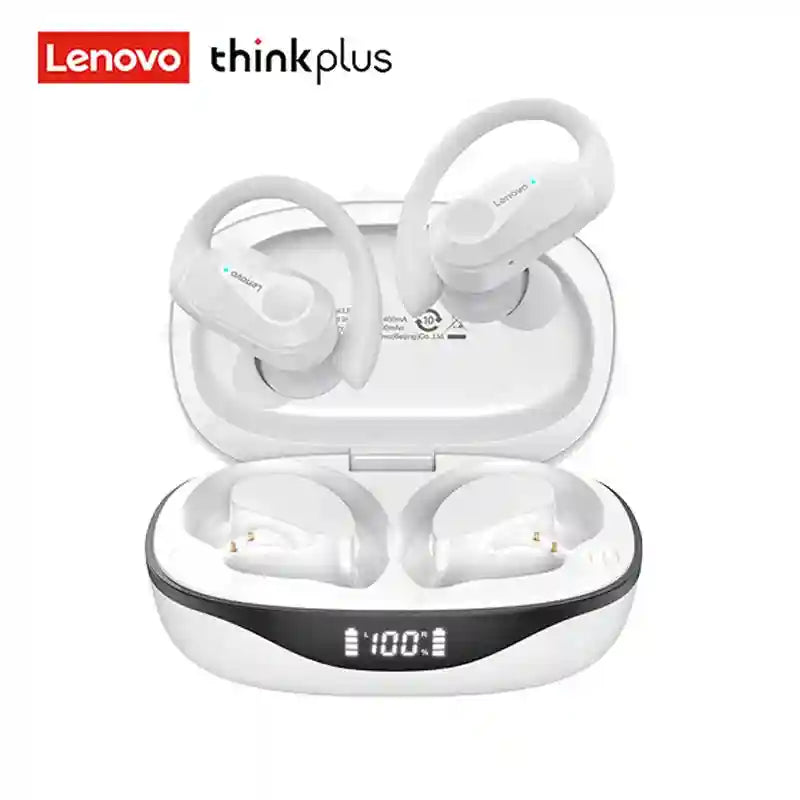 Wireless Bluetooth Sports Earbuds - Waterproof Ear Hook Design White Tidesmit
