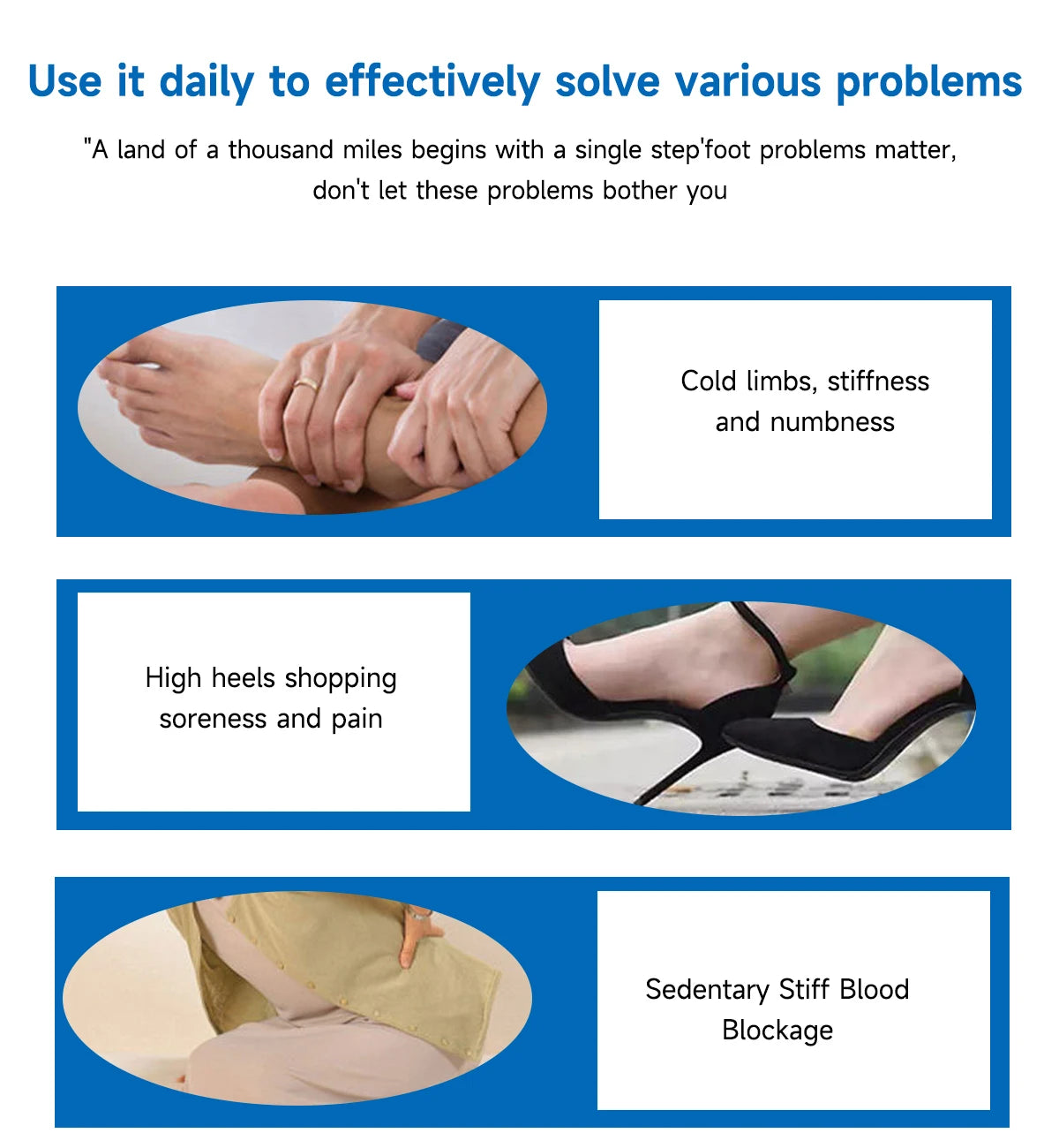 4QUEENS electric foot massager for pain relief, blood circulation, and relaxing sore feet from high heels and stiffness.