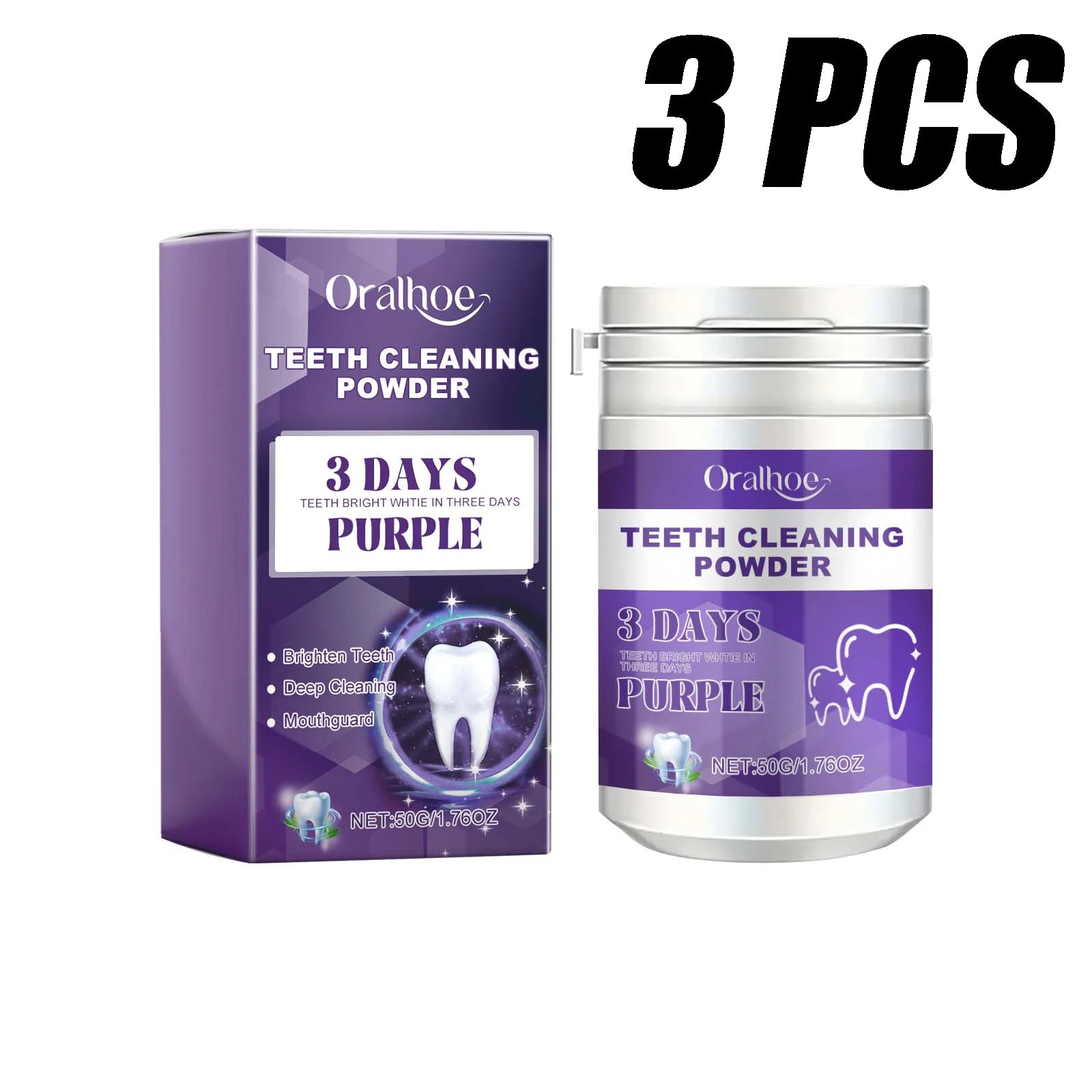 Tidesmit purple teeth whitening toothpaste for removing deep smoke stains and protecting gingiva