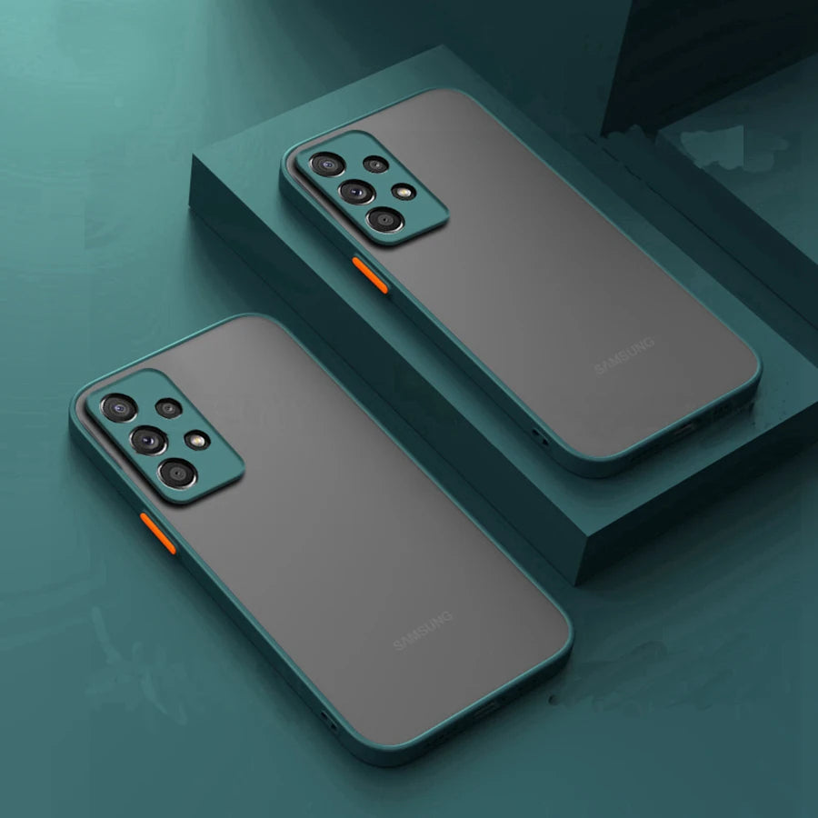 Samsung Galaxy A55 Shockproof Case: Military-Grade Drop Protection Dark Green Tidesmit