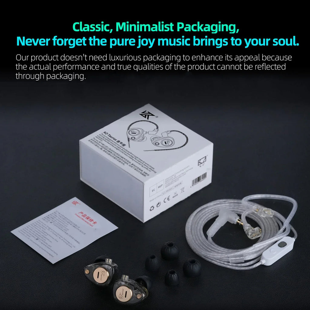 Tidesmit Dual Dynamic Driver Wired Earphones With Microphone Tidesmit