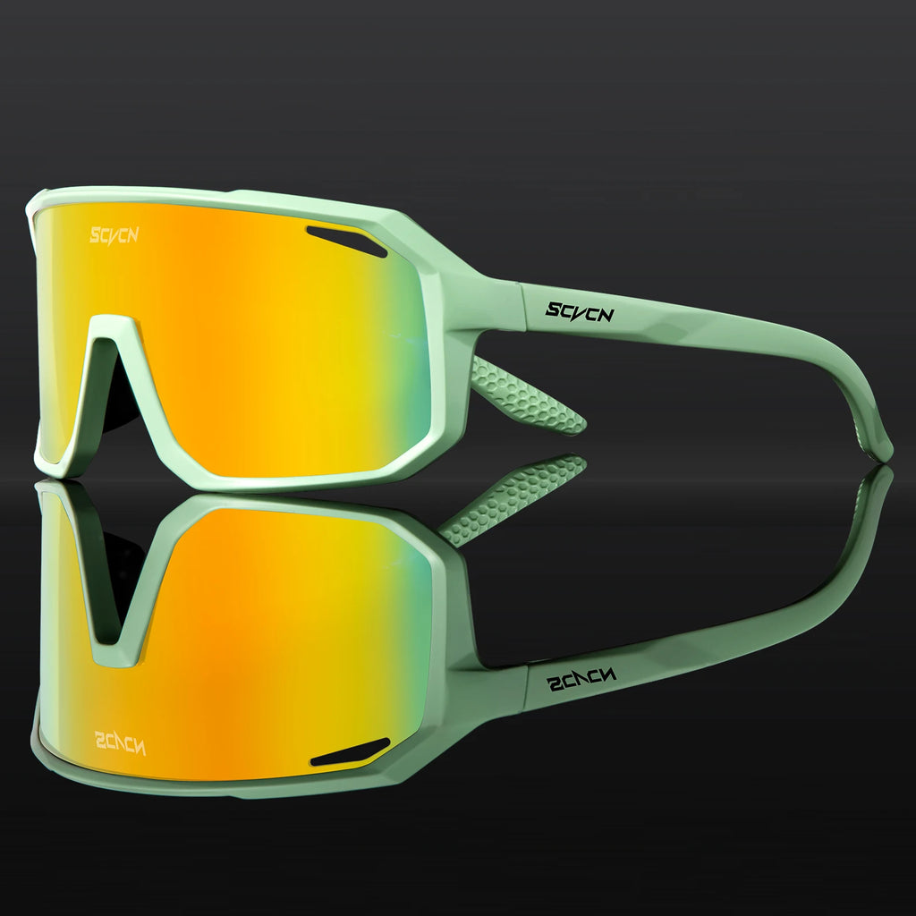 SCVCN MTB UV400 Goggles Bicycle Riding Sunglasses Fashion Sunglasses Street Outdoor Cycling Glasses Sports Bike for Men Eyewear
