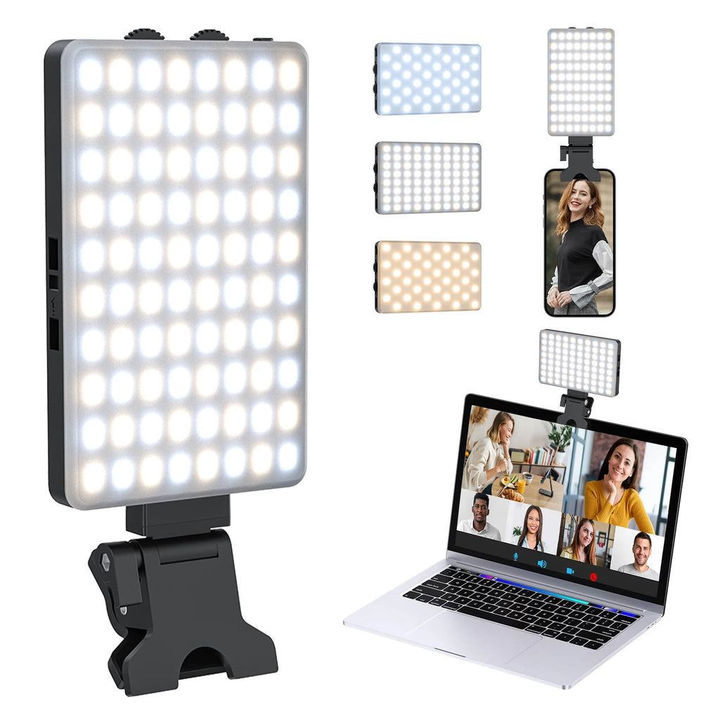 Portable LED Selfie Light CL-V12A - Adjustable Color Temperature Tidesmit