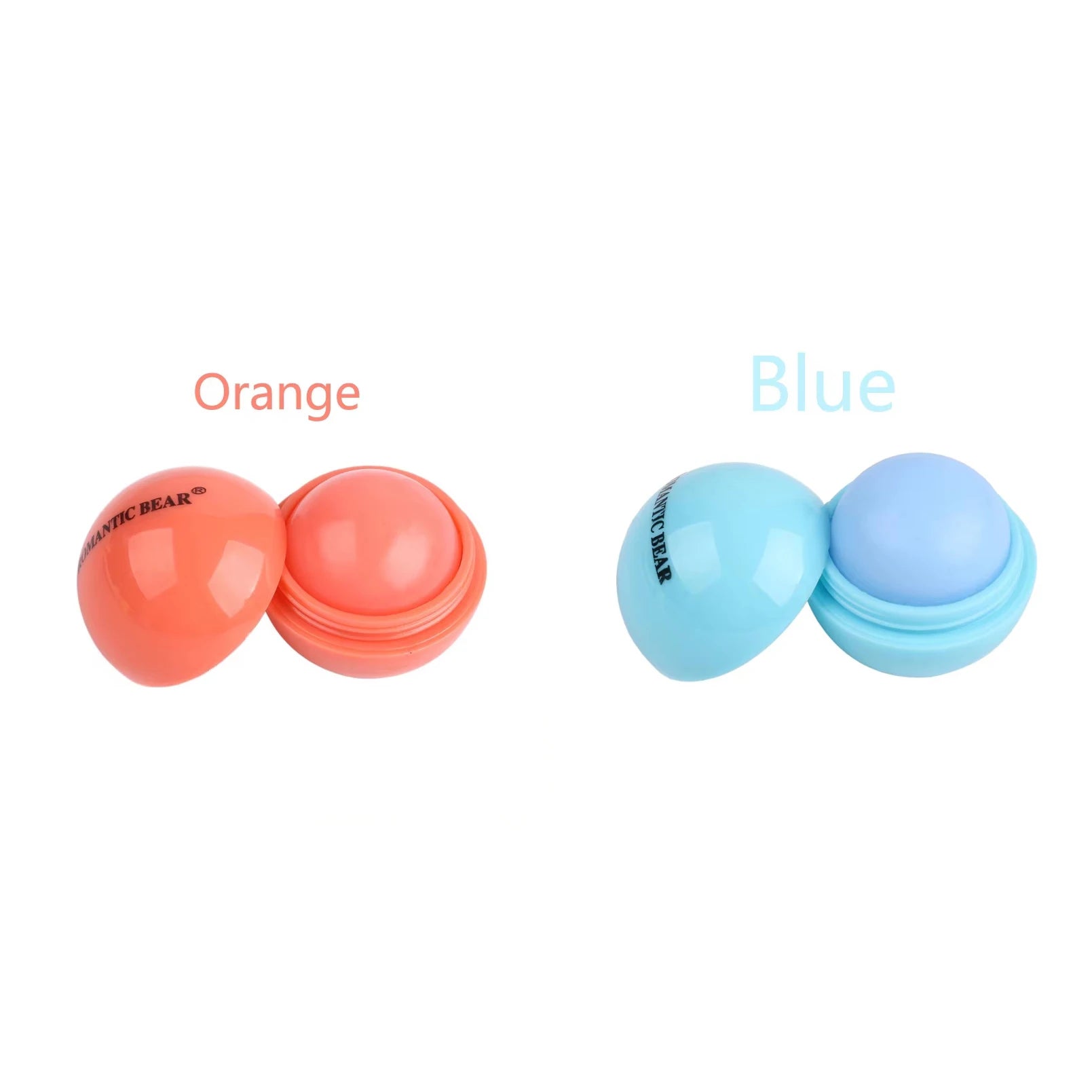 Ball Shaped Hydrating Lip Balm Set - 6pcs Nourishing Lip Care Lip Care Orange Blue Tidesmit