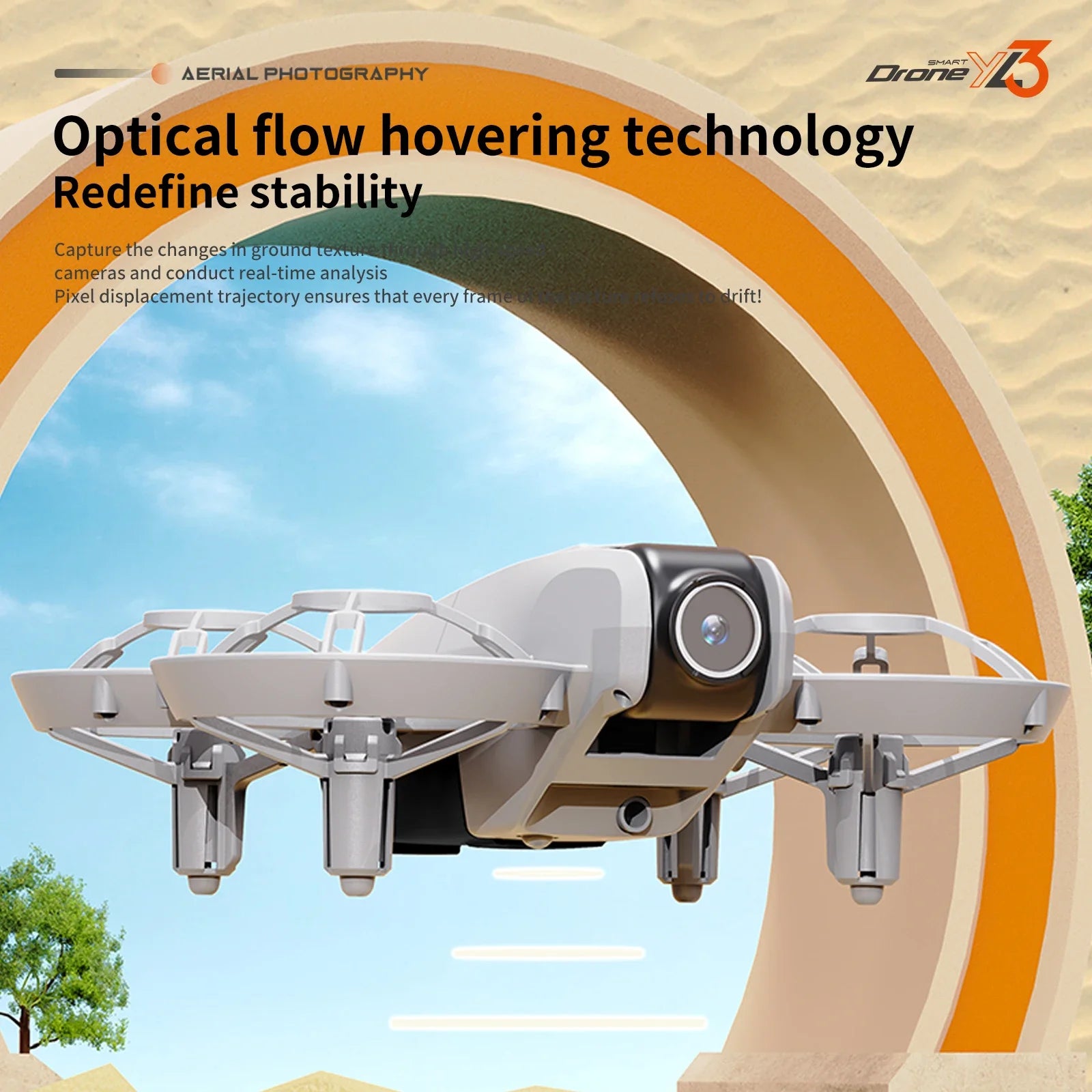 4K Camera Drone for Kids: Foldable Quadcopter with Remote Screen Tidesmit