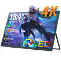 UPERFECT 18.4"4K QLED Portable Gaming Monitor Display 3840*2160 HDR USB C HDMI For PS5/4 Switch Laptop PC Mac Xbox Extend Screen