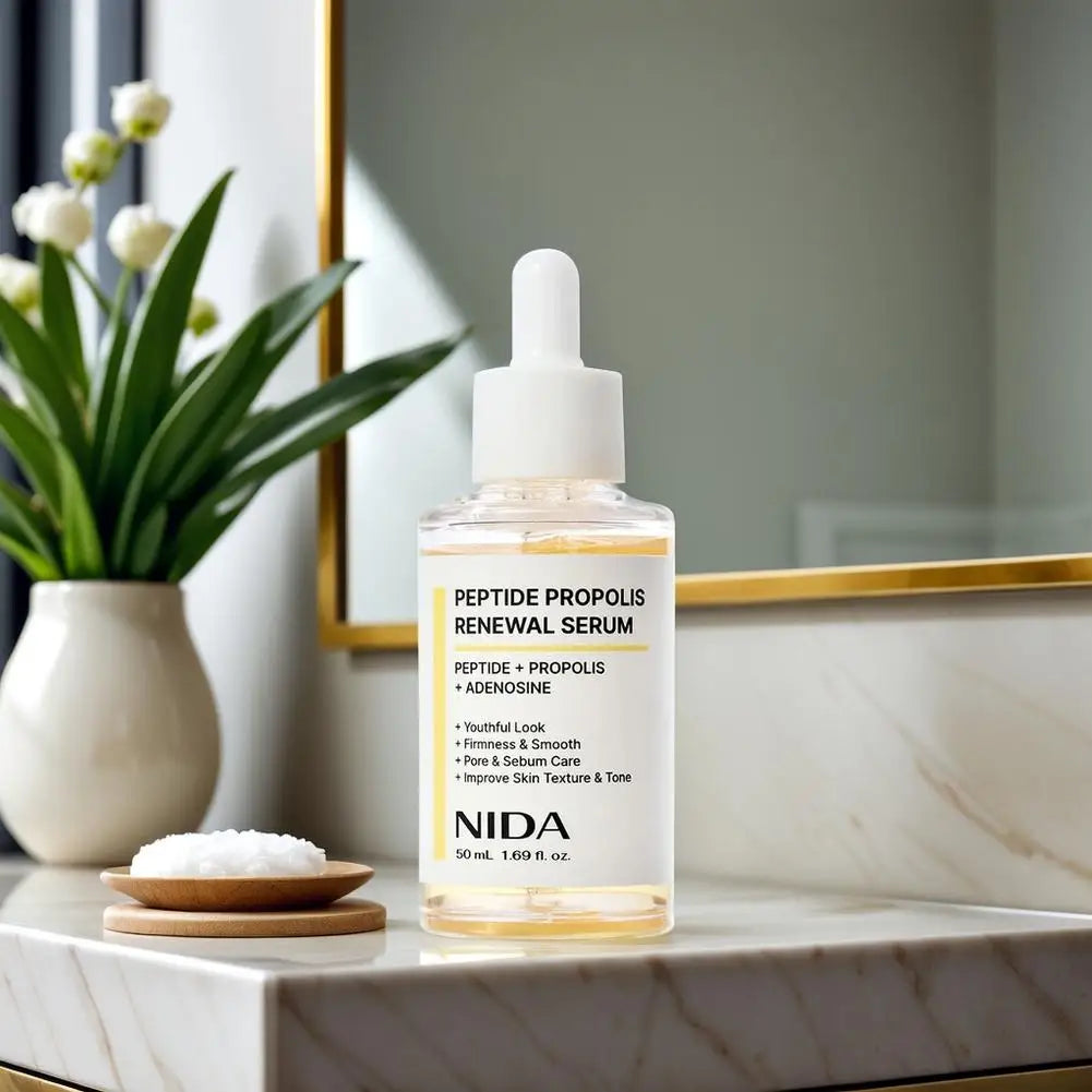 NIDA Propolis Peptide Facial Serum Nourishing Moisturizing Serum Face Original Skin Care Rejuvenation Firming&Smoothing Cream