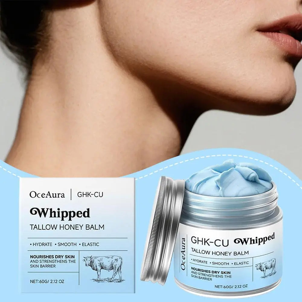 Copper Peptides GHK-Cu Beef Tallow Cream Blue Balm Manuka Honey Deep Moisturizing Nourishing Repair Barrier for All Skin Types