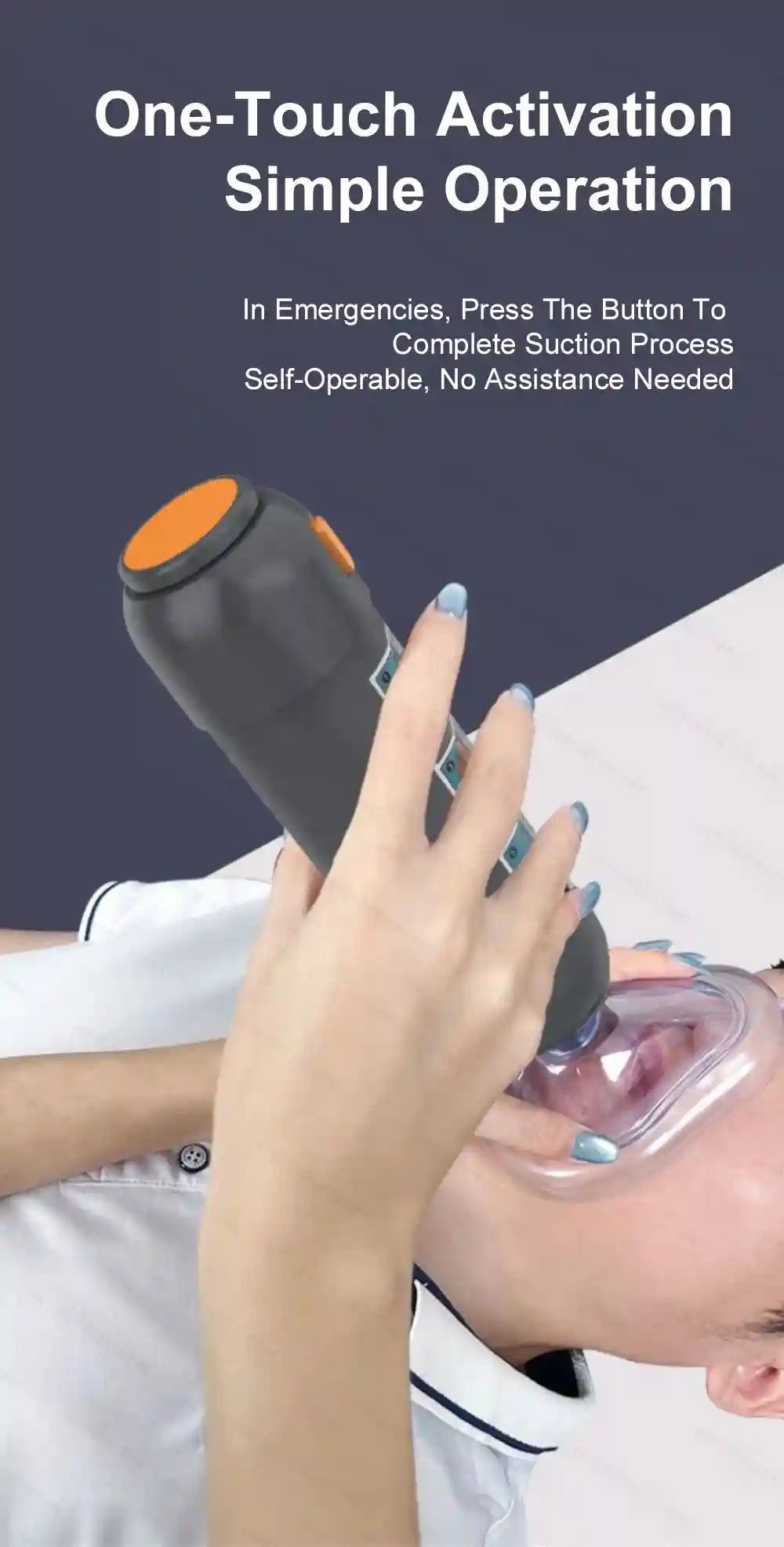Anti Choking Device - Portable Airway Assist Kit for Emergency Safety Relaxation Treatment Tidesmit