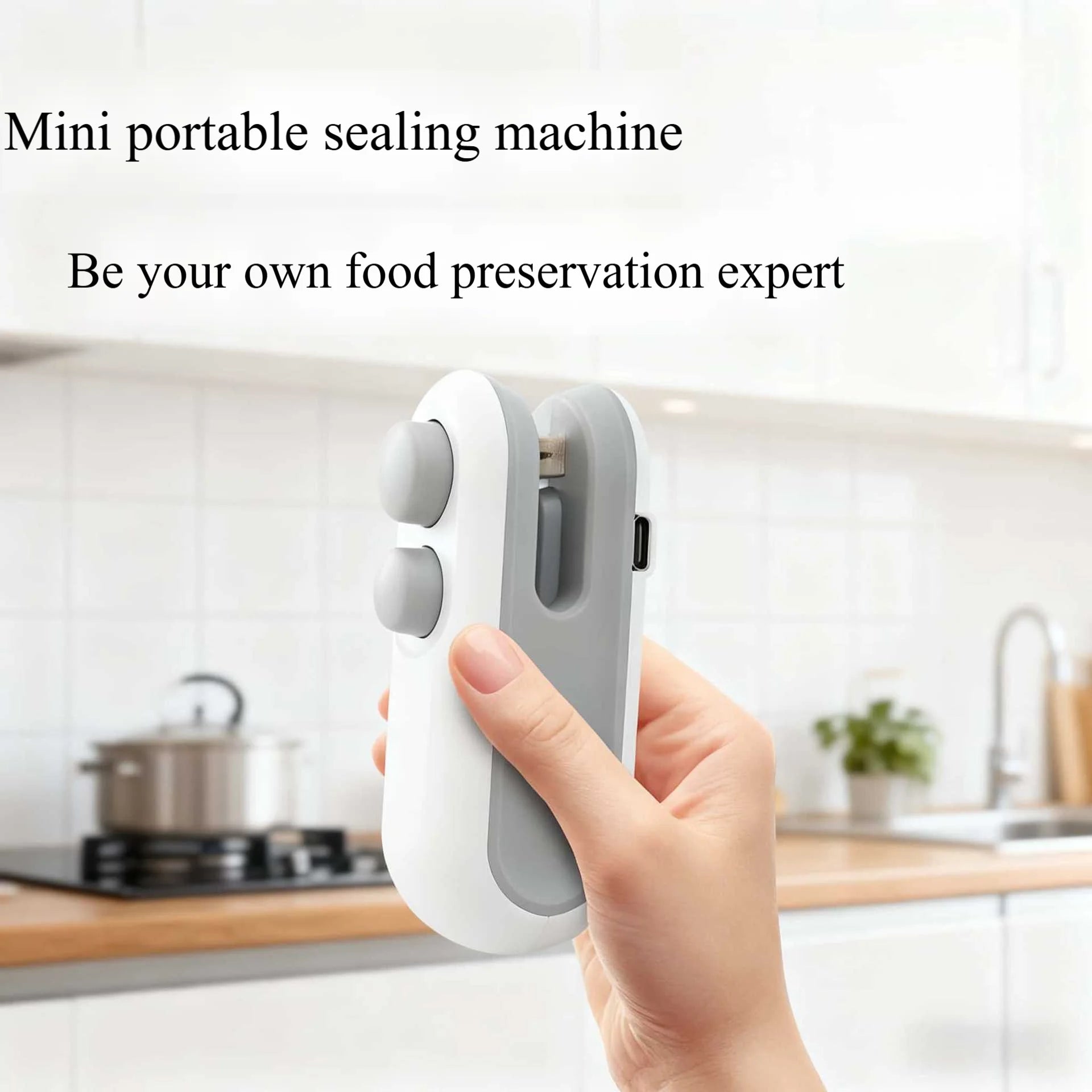 Vacuum Sealing Machine 2-in-1 Small Household Mini Sealing Tool Portable Hand Pressed Food And Snack Plastic Bag Sealing Machine