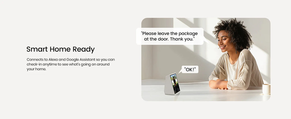 Dekco 3MP Wireless Doorbell Video Intercom Outdoor 2.4G Wi-Fi Smart Doorbell with Chime Human Detection Support Alexa Door Bell