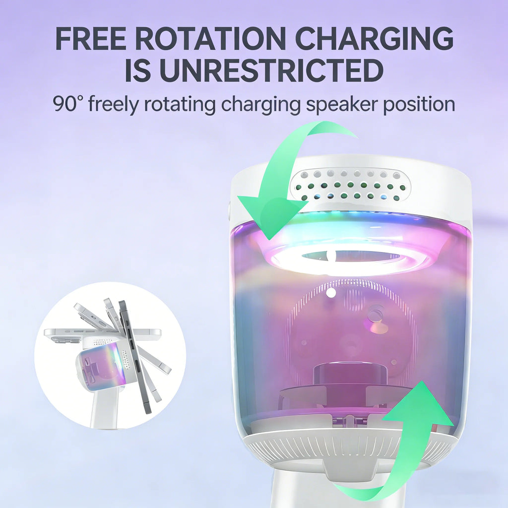 3-in-1 Wireless Charger: Qi Certified Fast Charging for Apple Devices Tidesmit