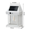 Solar Wall Light Outdoor Waterproof Motion Sensor Lamp Garden Decor Light for Porch Pathway Patio Yard Decorative Lighting
