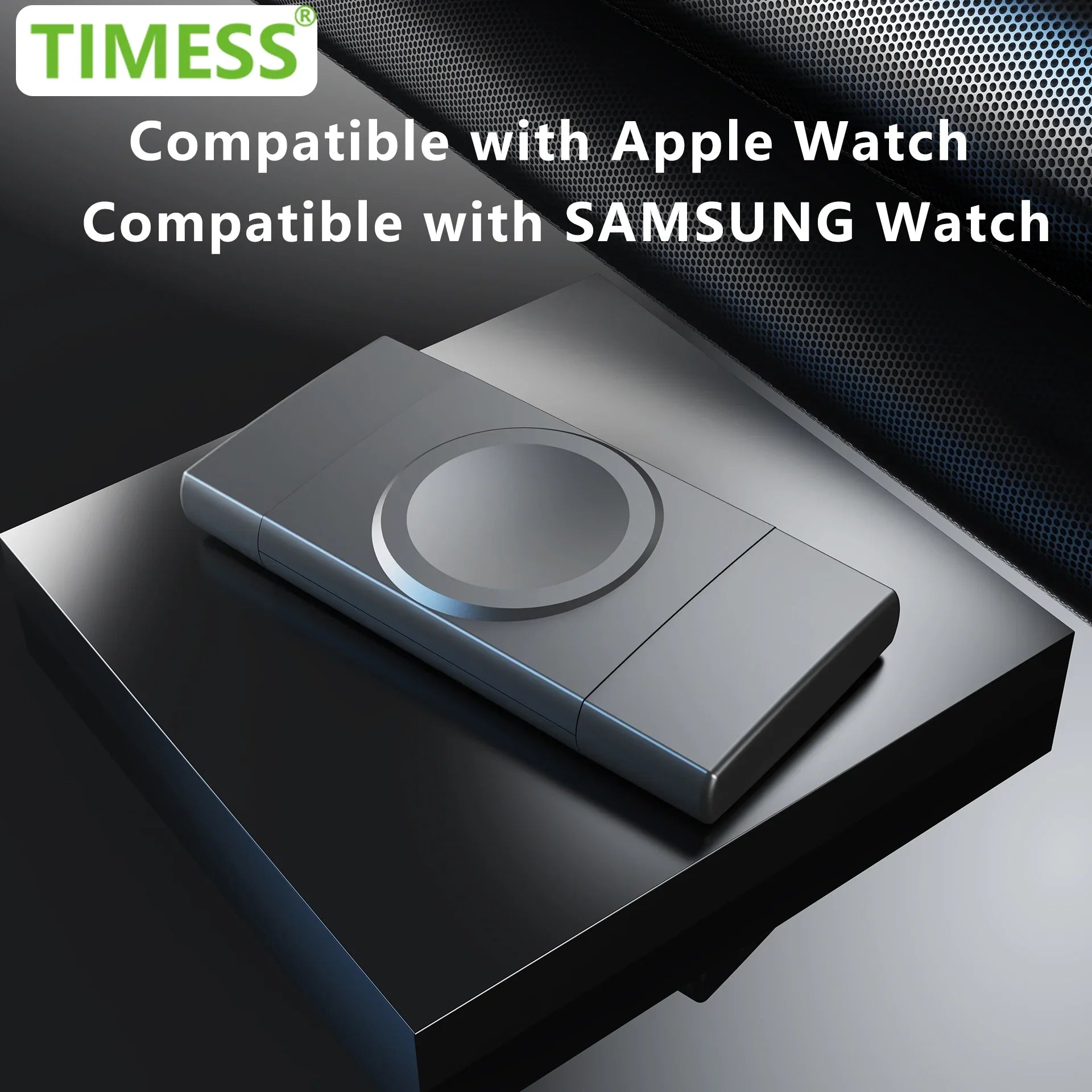 TIMESS Watch Charger For Apple Watch Series10 9 8 7-1 For SAMSUNG GALAXY Watch 8 7 6 5 4 3 2 1 Active Pro USB Charging Station