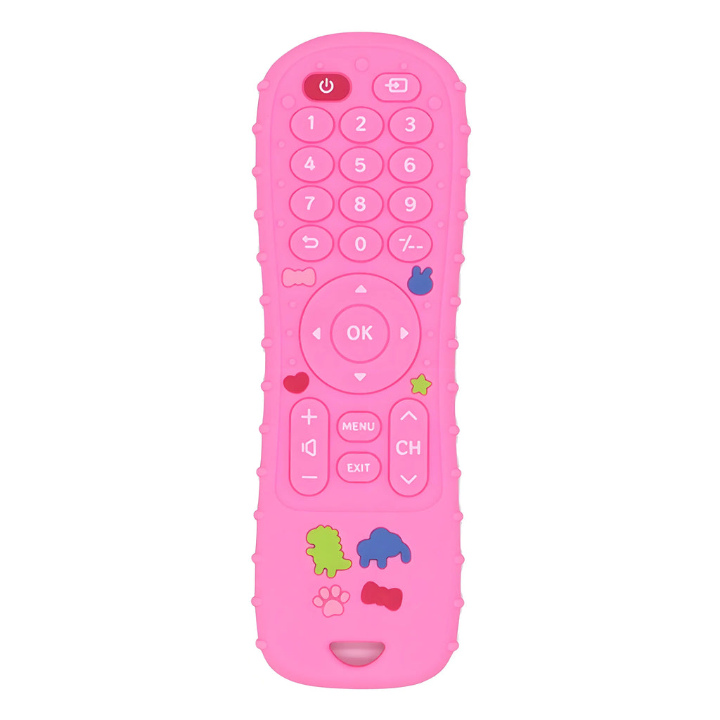 Soft Silicone Teether in Remote Control Shape Ideal Soft Teething Toy for Babies Perfect Children's Holiday Gift