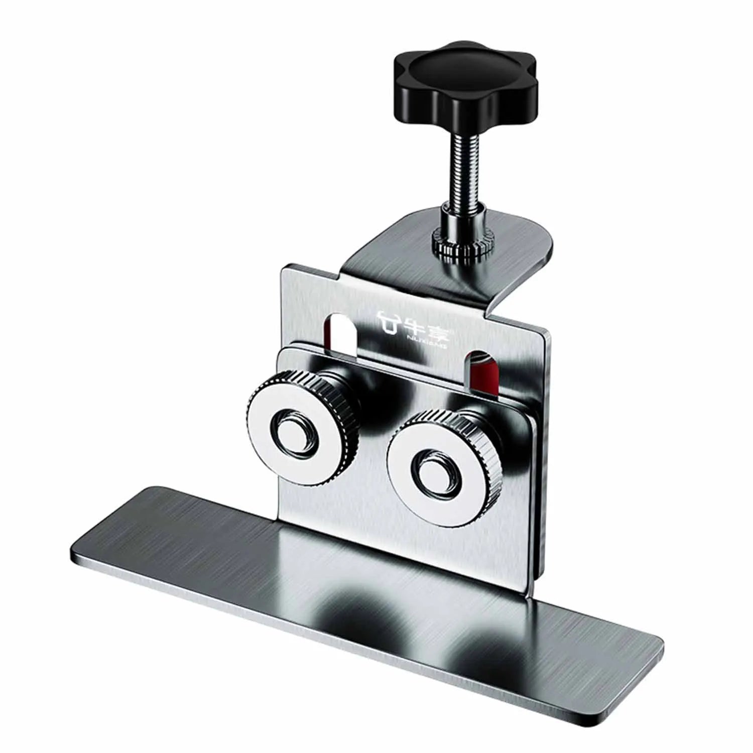 Stainless Steel Cabinet Door Installation Locator Adjustable Woodworking Auxiliary Tools Mounting Jig Hidden Door Mount Support