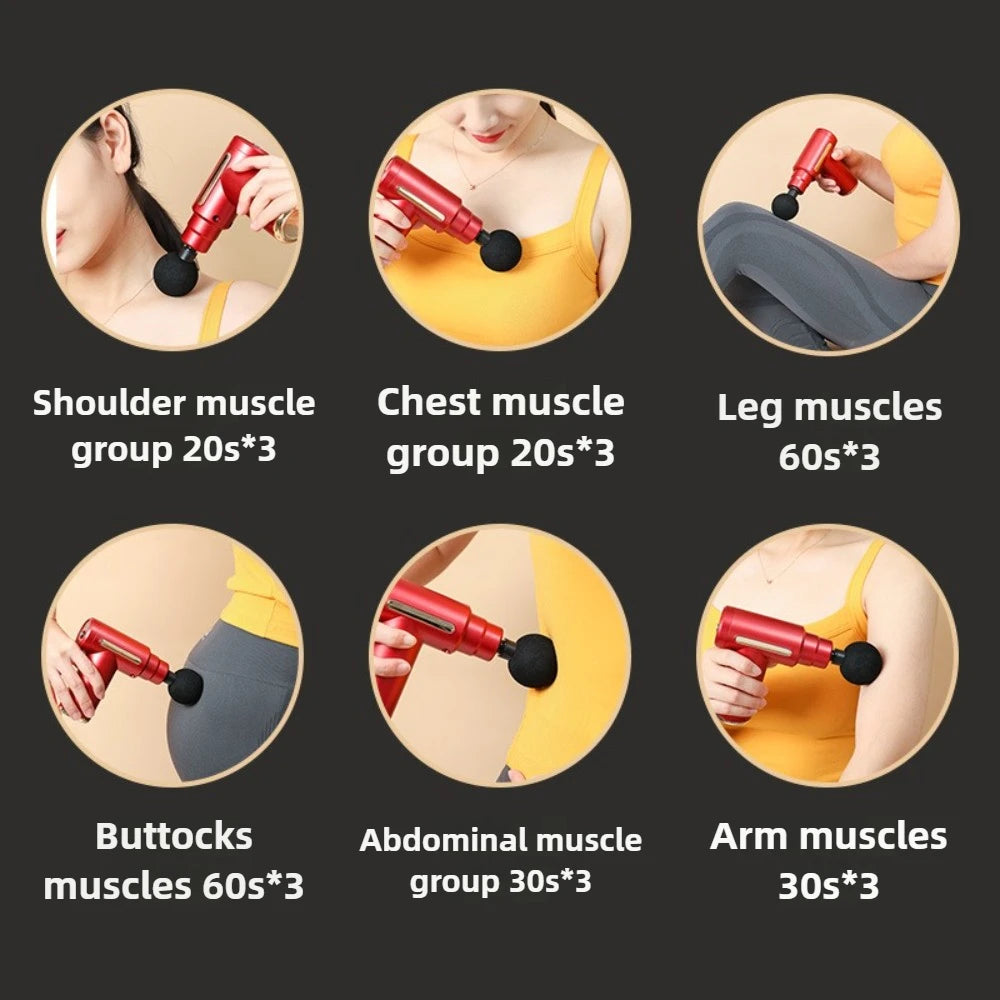 Tidesmit Muscle Massage Gun: Deep Tissue Percussive Therapy Device Fascia Gun Tidesmit