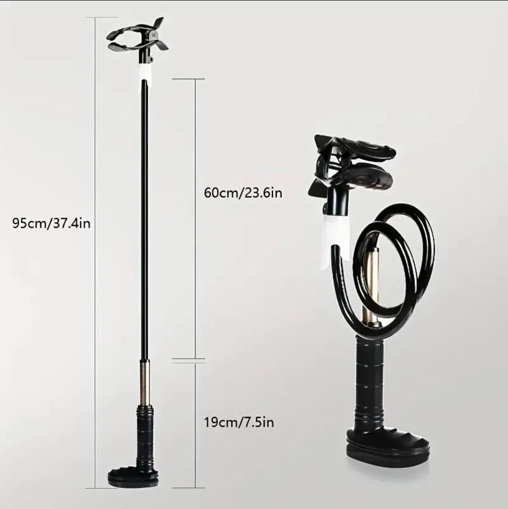 BMC CPAP Hose Holder Mask Holder With C-shaped Clip 360° Rotation Adjustable Height Prevent Condensation From Accumulating