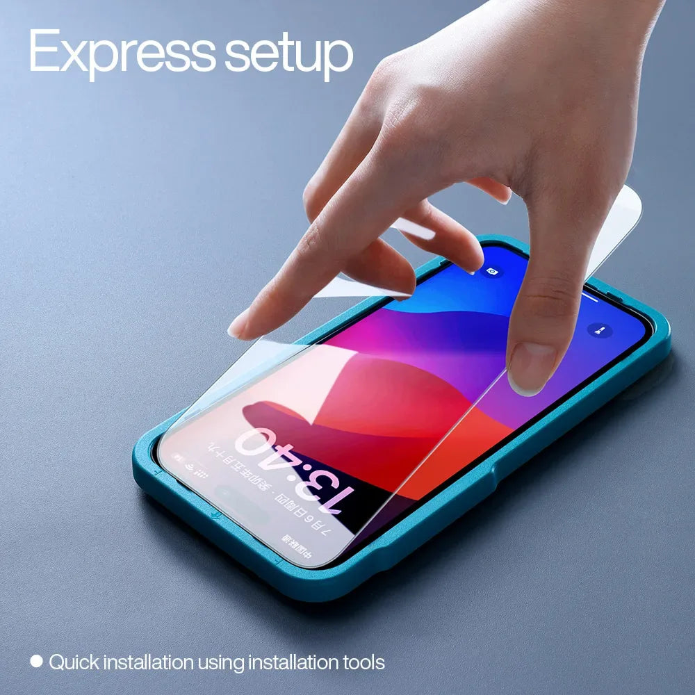 iPhone Screen Protector - 9H Hardness Tempered Glass for iPhone Series Tidesmit