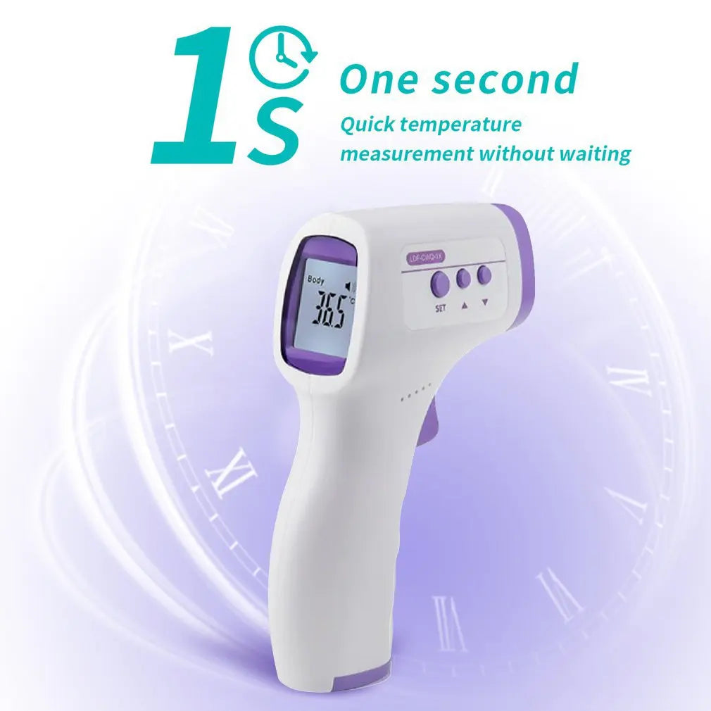 Digital Infrared Thermometer Forehead Body Non-Contact Fever Thermometers Or Medical Portable Finger Pulse Oximeter Blood Oxygen