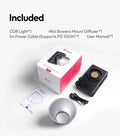 100W COB LED Video Light Bi-Color 2700-6500K Studio Lighting C01 China Mainland Tidesmit