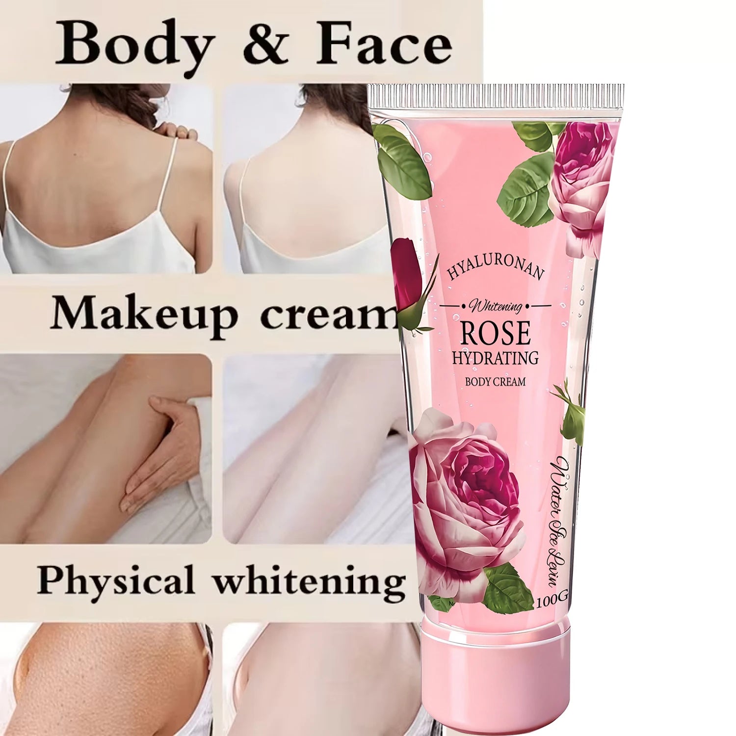 Body Cream with Niacinamide & Centella for Deep Moisturizing，Firming,Lightweight，Fast Absorption for All Skin Types
