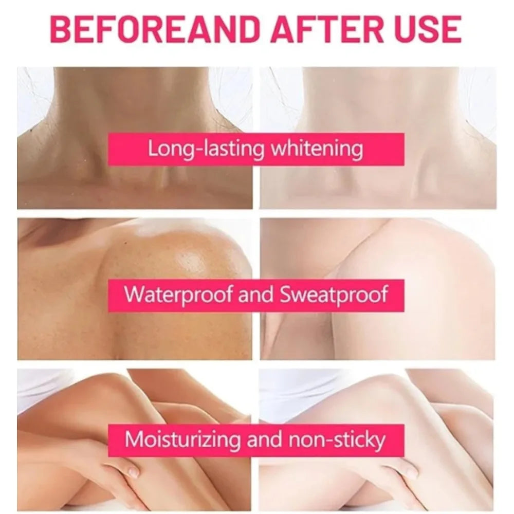 Niacinamide Body Whitening Cream For Underarm Bleaching Armpit Lightening Intimate Area Moisturizer Korean Skin Care Product