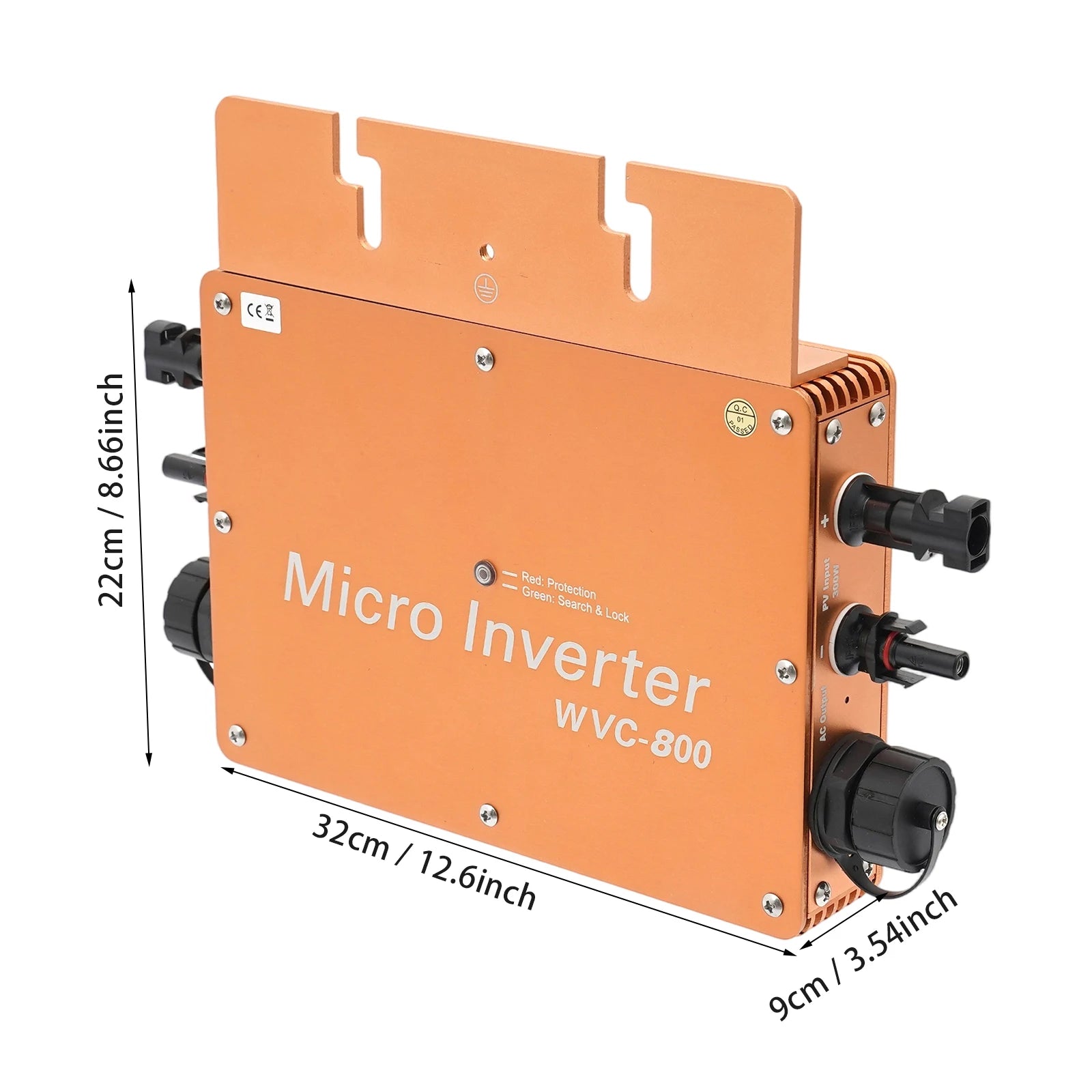 800W Solar Power Inverter, Solar Power Inverter with LCD Display, 32-bit DSP Full Digital SPWM Control, High Security
