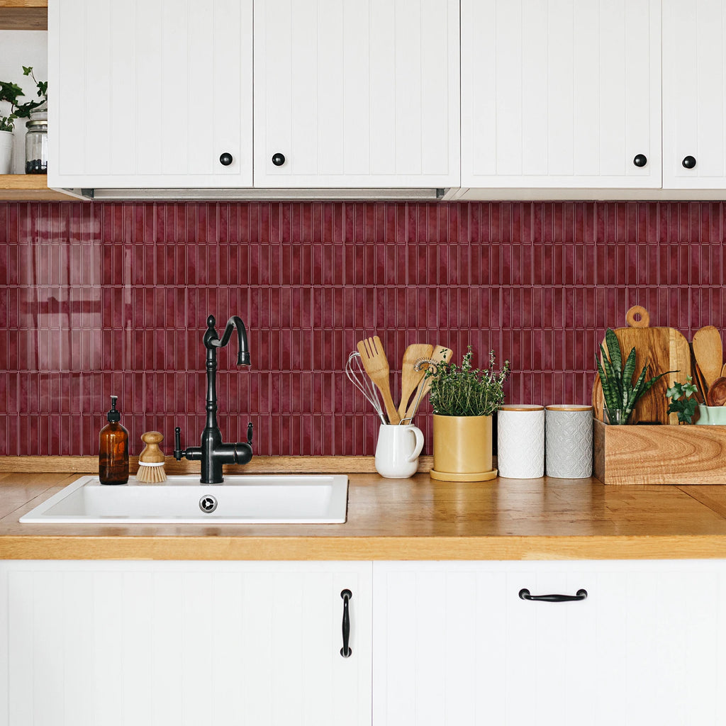 Self-adhesive tile decals, peel-and-stick tile stickers, splash-proof wall decor for kitchens and bathrooms, bedroom decor