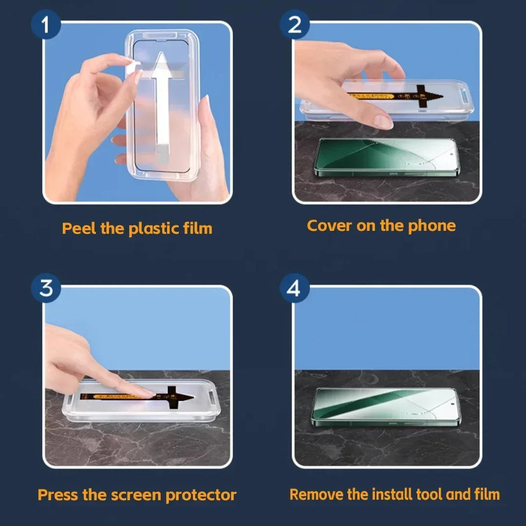 Honor Magic 6 Screen Protector - 2 Pack Tempered Glass & Install Kit Tidesmit