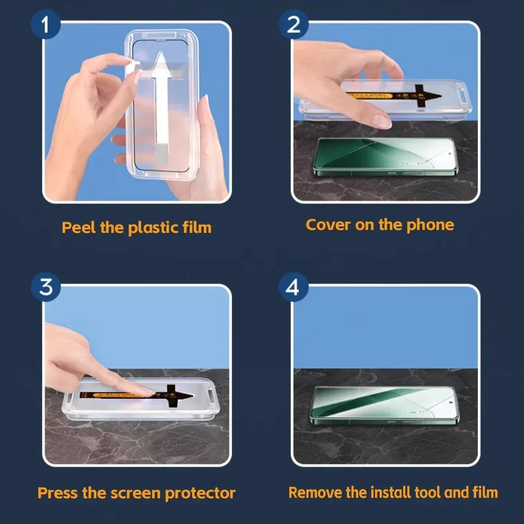Honor Magic 6 Screen Protector - 2 Pack Tempered Glass & Install Kit Tidesmit
